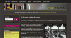 Desktop Screenshot of designlampak.hu