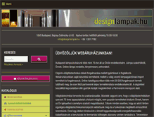 Tablet Screenshot of designlampak.hu